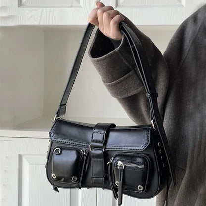 Luxury Goth Chain Shoulder Bag