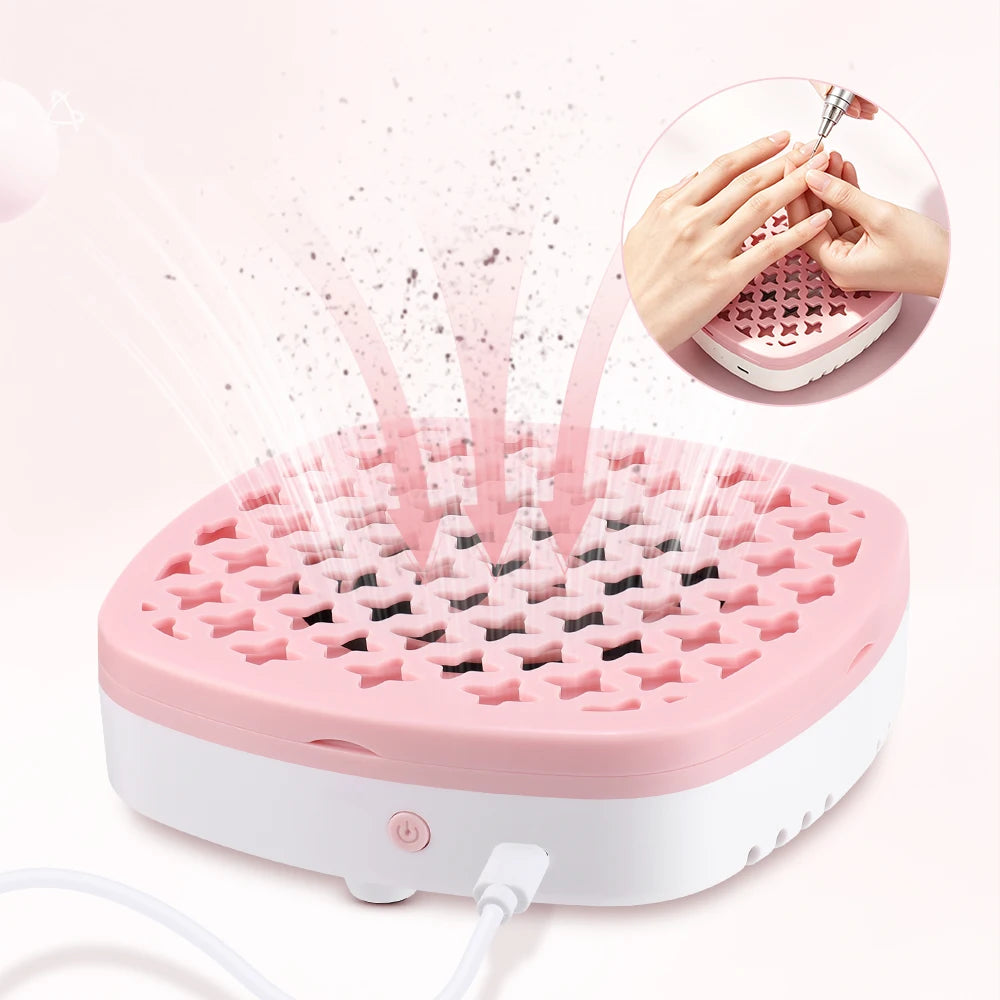 High-Power Portable Nail Dust Collector Vacuum for Professional Manicure - 2