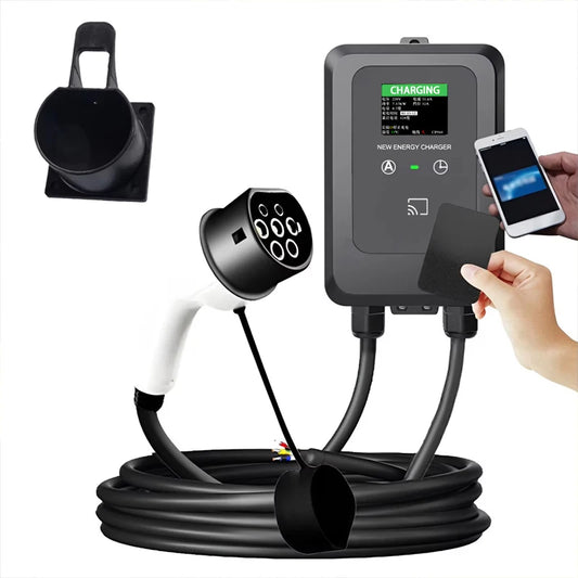 7KW 32A Type 2 EV Home Charging Station - Fast Electric Car Wallbox Charger