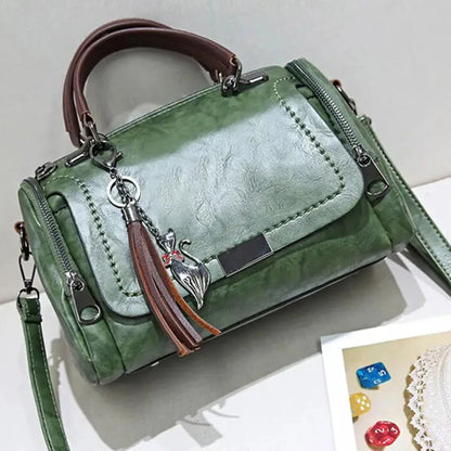 Luxury Tassel Boston Tote