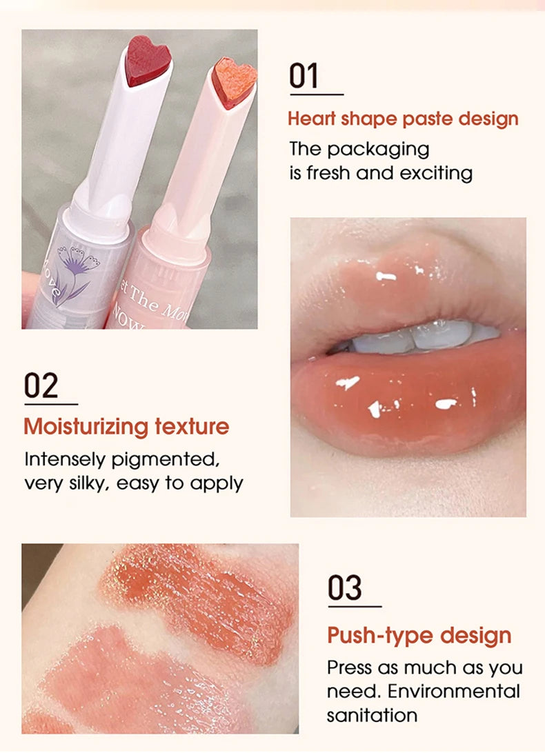 Hydrating Jelly Gloss Lipstick - Moisturizing Mirror Finish Lip Pen