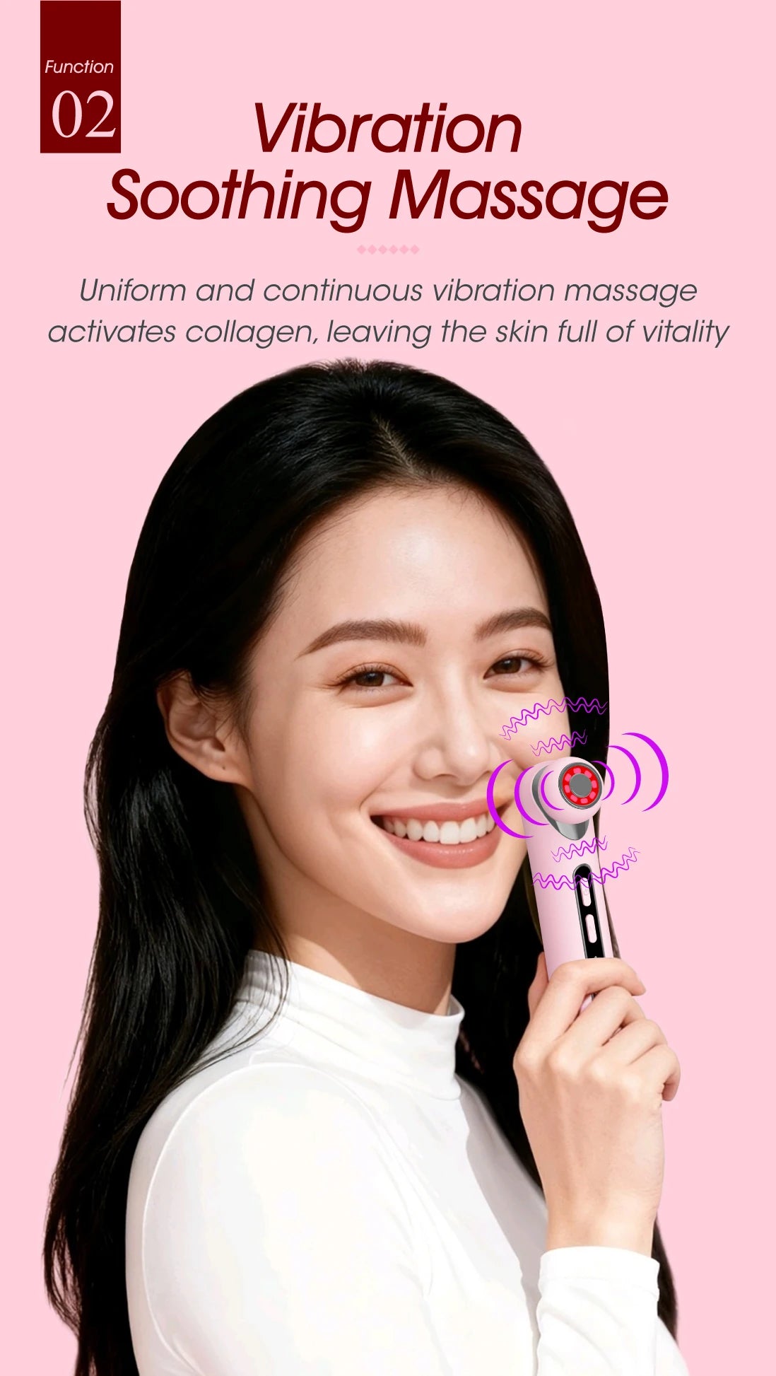 3-in-1 LED Photon Eye & Facial Massager Wand for Anti-Aging and Skin Lifting - 9