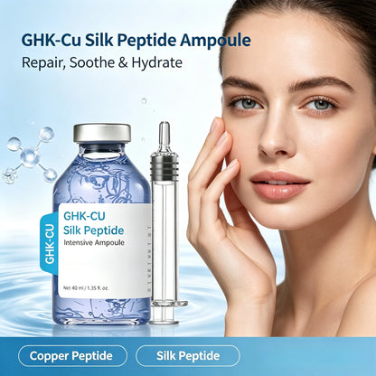 Blue Copper Peptide GHK-Cu Intensive Face Serum for Hydration & Repair