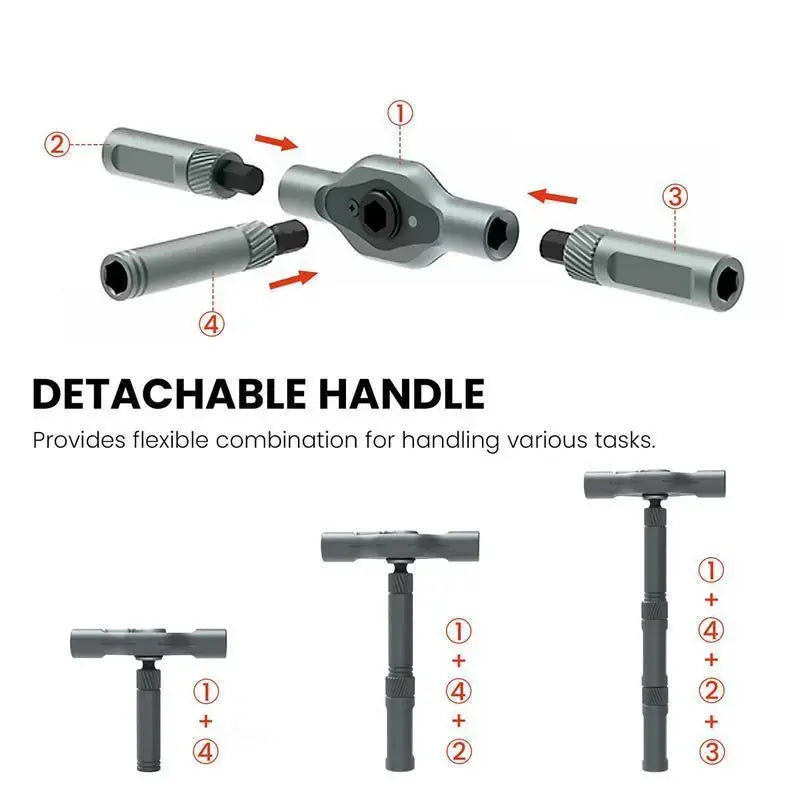Professional Ratchet Screwdriver Set - Portable Magnetic Repair Tool Kit