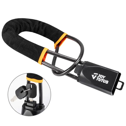 Universal Steering Wheel Lock - Anti-Theft Car Security Cable with 3 Keys