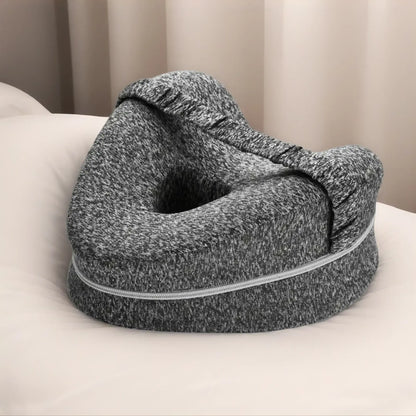 Ergonomic Memory Foam Leg Pillow for Side Sleepers - Knee & Hip Pain Relief Cushion