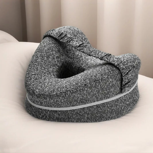 Ergonomic Memory Foam Leg Pillow for Side Sleepers - Knee & Hip Pain Relief Cushion
