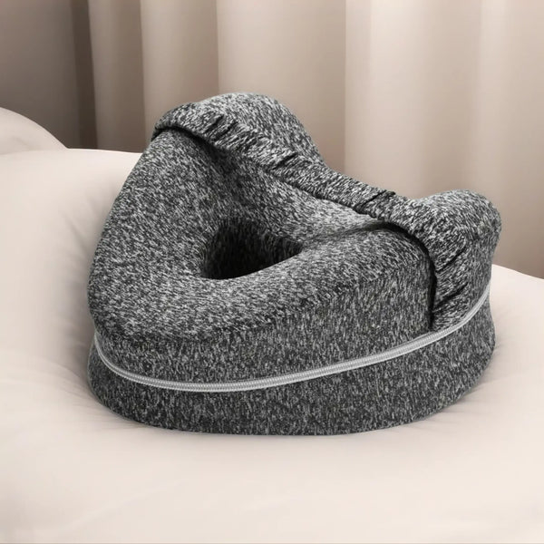 Ergonomic Memory Foam Leg Pillow for Side Sleepers - Knee & Hip Pain Relief Cushion