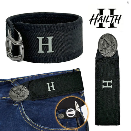 Unisex Elastic Invisible Belt – Comfortable No-Buckle Waistband for Jeans & EDC