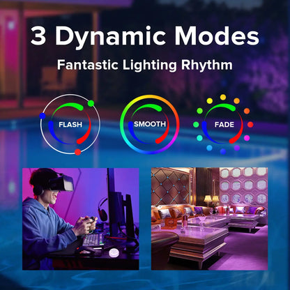 RGB Color Changing LED Pool Lights - Remote Control Waterproof Underwater Pool Decor