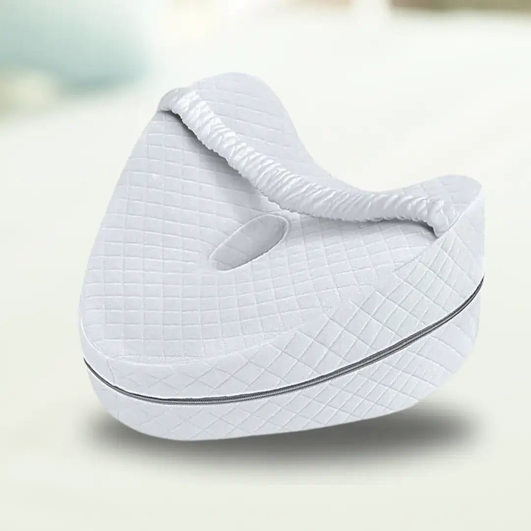 Ergonomic Memory Foam Leg Pillow for Side Sleepers - Knee & Hip Pain Relief Cushion