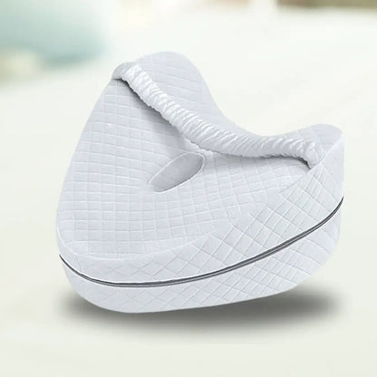 Ergonomic Memory Foam Leg Pillow for Side Sleepers - Knee & Hip Pain Relief Cushion