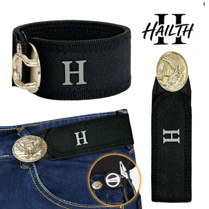 Unisex Elastic Invisible Belt – Comfortable No-Buckle Waistband for Jeans & EDC