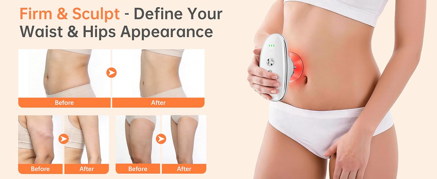 3-in-1 Face & Body Sculpting Massager - LED Skin Tightening & Lymphatic Drainage - 14