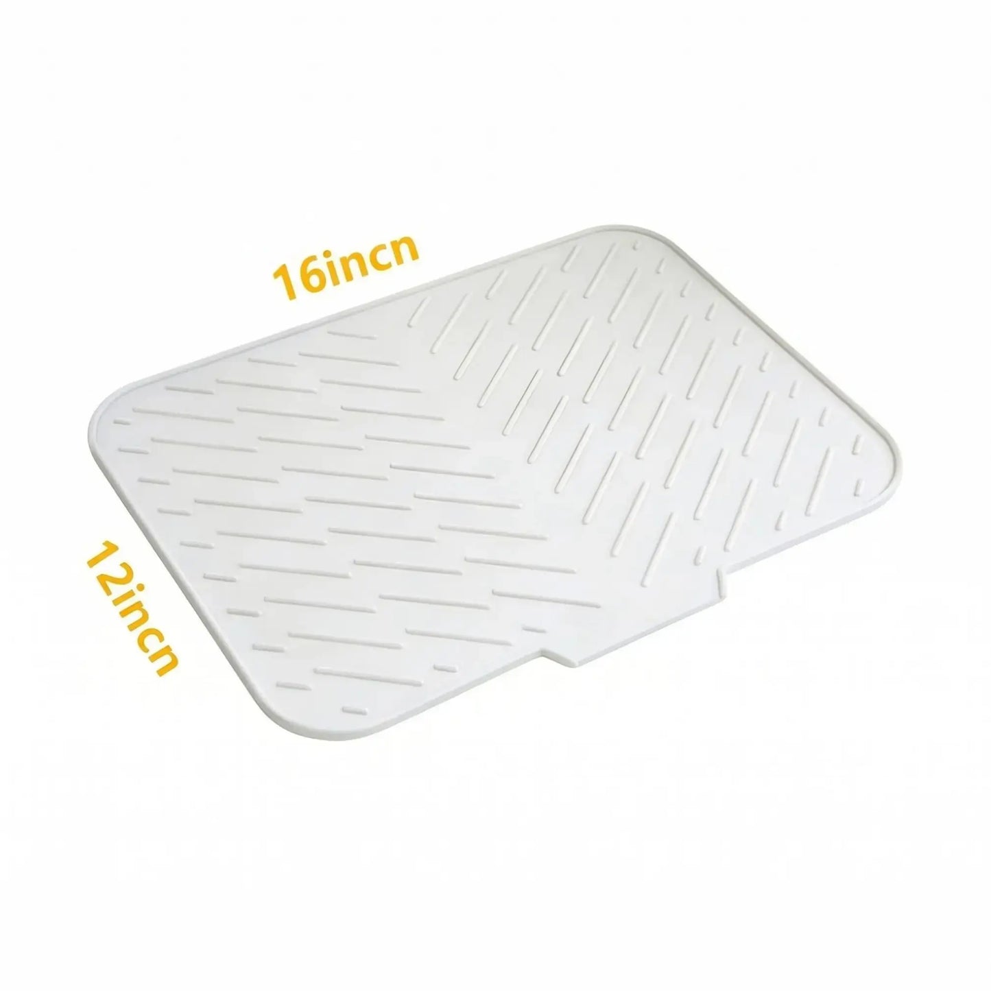 Large Silicone Dish Drying Mat – Heat Resistant Kitchen Counter Drainer Tray