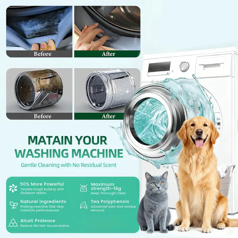 Washing Machine Cleaner [Premium Tablets]