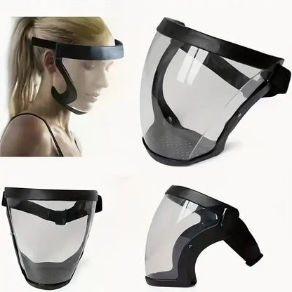 Adjustable Full-Face Protective Shield - Durable Heat & Impact Resistant Visor