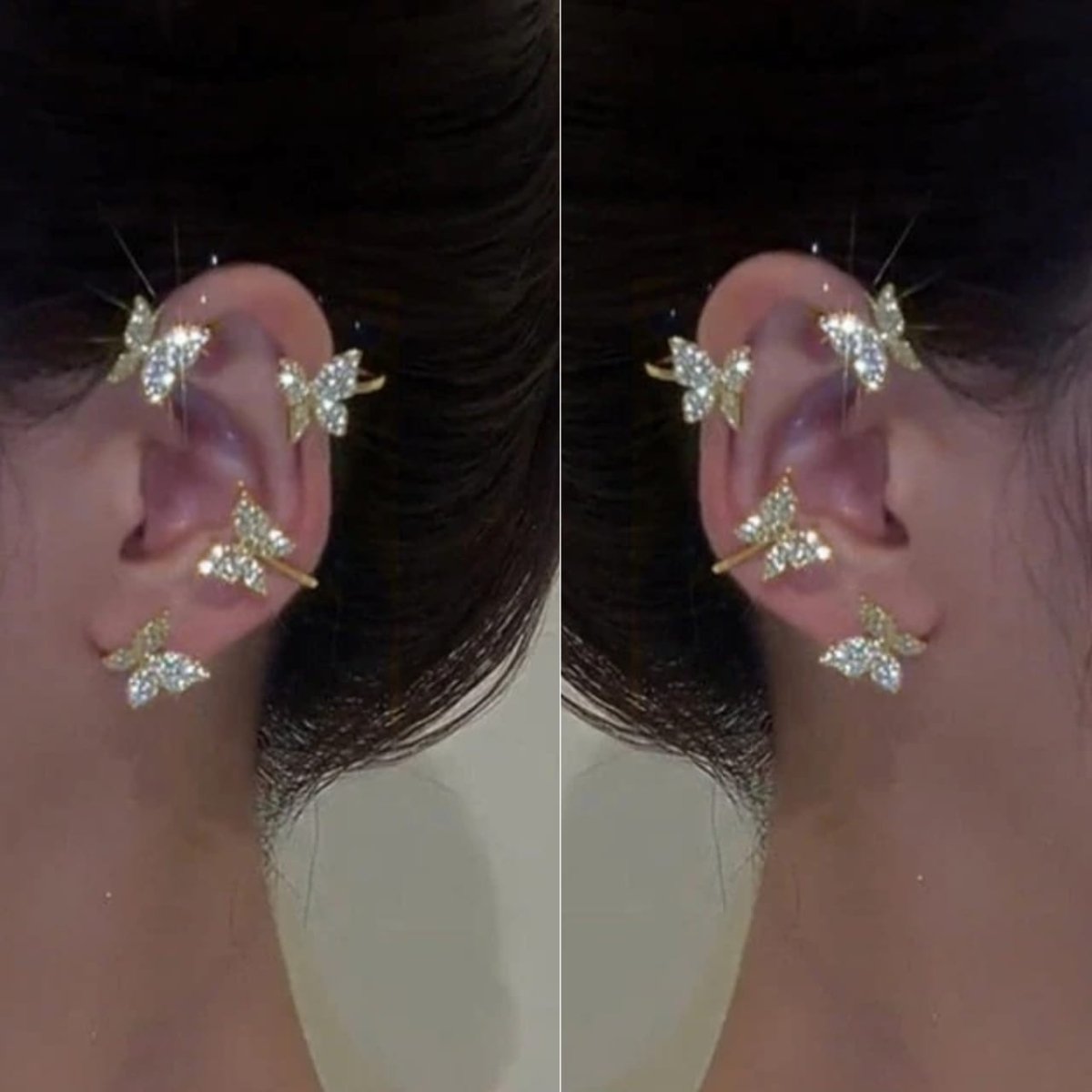 Elegant Adjustable Ear Clips Earrings - Qeepin