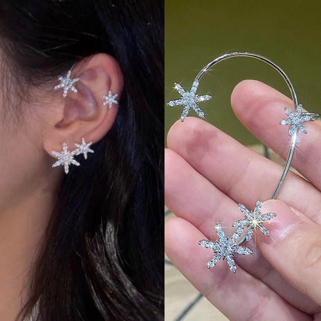 Elegant Adjustable Ear Clips Earrings - Qeepin