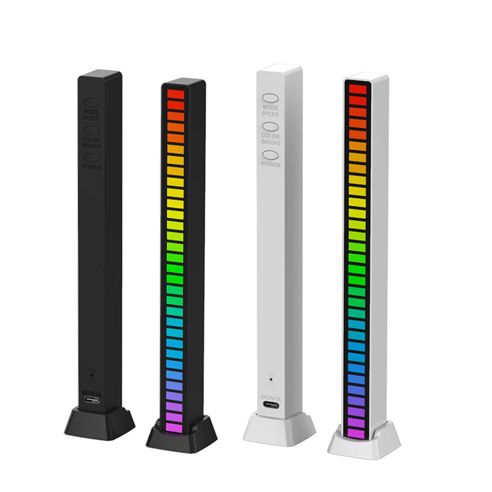 Normal Music Led RGB Music Sound Control LED Light Bar - 32 Colorful LED Lights, 8 Light ...