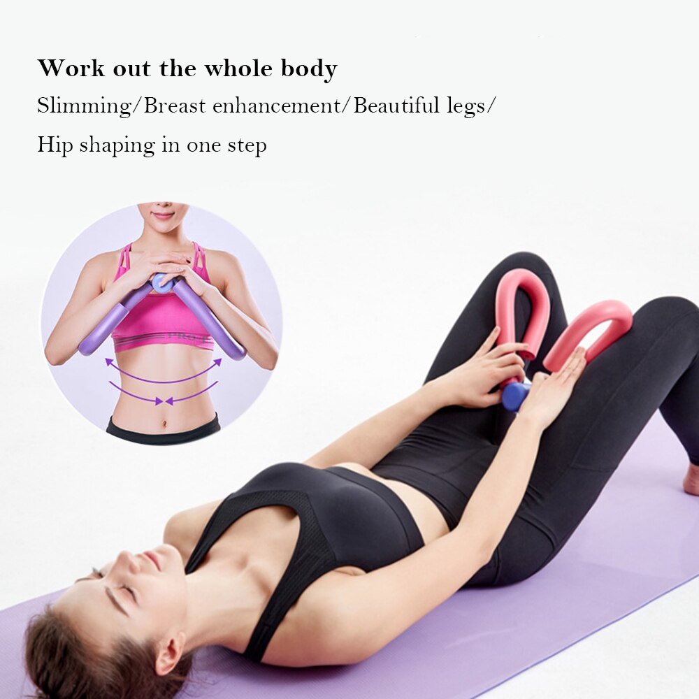 Leg, Arm, and Ab Exerciser - Full Body Workout Machine for Home - Qeepin