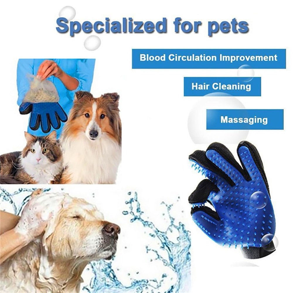 Pets SoftTouch Groomer Glove - Qeepin