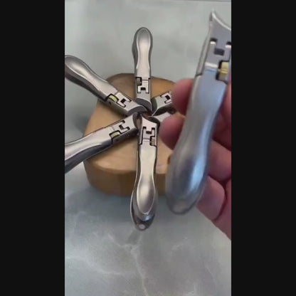 Juego de cortaúñas de acero inoxidable: moderno, simple y eficiente