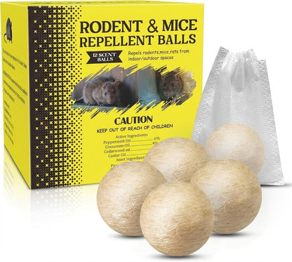 Rodent Mice Repellent Pouches & Balls ®